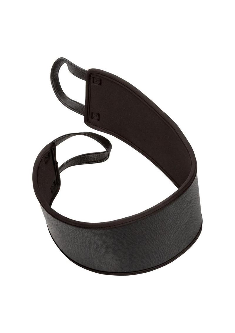 Nocturnal Collection Doggy Style Strap Black featuring durable material and sturdy handles for support and comfort.