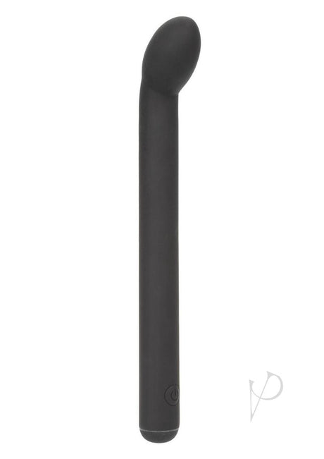 Dr Joel Kaplan Rechargeable Silicone Prostate Massager Black in sleek black silicone design for P-spot stimulation.