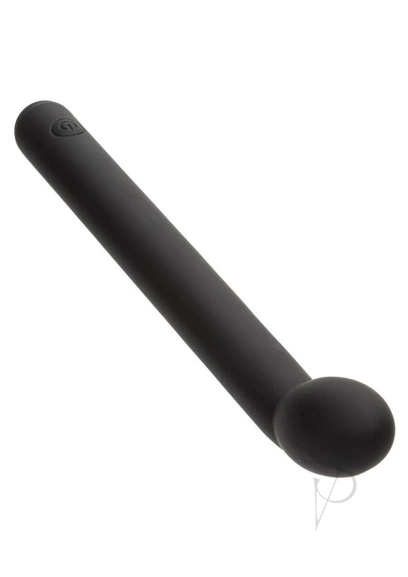Dr Joel Kaplan Rechargeable Silicone Prostate Massager Black designed for satisfying P-spot stimulation.