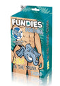Junk In The Trunk Jockstrap One Size Grey packaging featuring playful elephant design and FunBies branding.