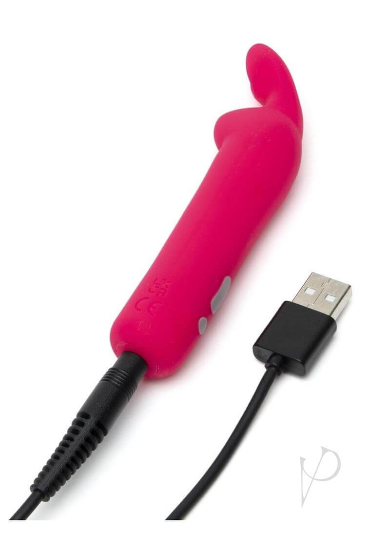 Happy Rabbit Clitoral Silicone Pleasure Kit 4 Piece Purple bunny bullet with USB charging cable