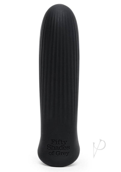 Fifty Shades of Grey Sensation Bullet Vibrator Black in sleek design, perfect for discreet stimulation and pleasure.