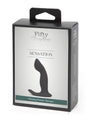 Fifty Shades of Grey Sensation P-Spot Vibrator Black packaging showcasing its sleek design and features.