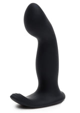 Fifty Shades of Grey Sensation P-Spot Vibrator Black: sleek silicone prostate massager with ergonomic design.