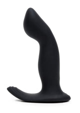 Fifty Shades of Grey Sensation P-Spot Vibrator Black side view showing its ergonomic design and sleek shape.