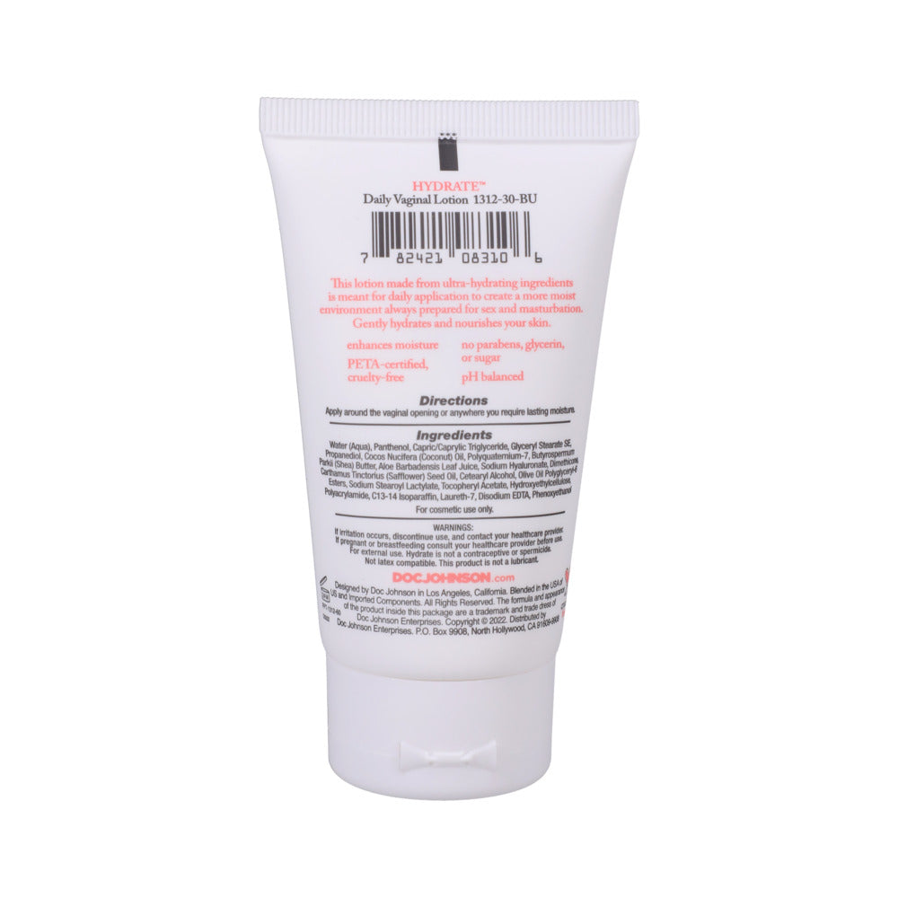 Doc Johnson Intimate Enhancements Hydrate Daily Vaginal Lotion 2 oz. (Bulk)