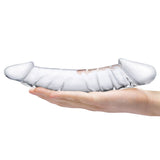 Glas 10.5 inches Girthy Realistic Glass Double Dong Dildo