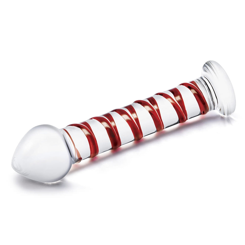 Glas 8 inches Mr. Swirly Glass Dildo