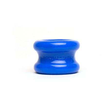 Sport Fucker Muscle Ball Stretcher Blue TPE showcasing its durable blue TPE material and muscular design.