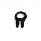 Sport Fucker Cockpit Ring Black, a premium silicone performance ring with ergonomic teardrop shape.