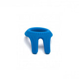 Sport Fucker Cockpit Silicone Cock Ring Blue, ergonomic design for a secure fit, crafted from premium liquid silicone.