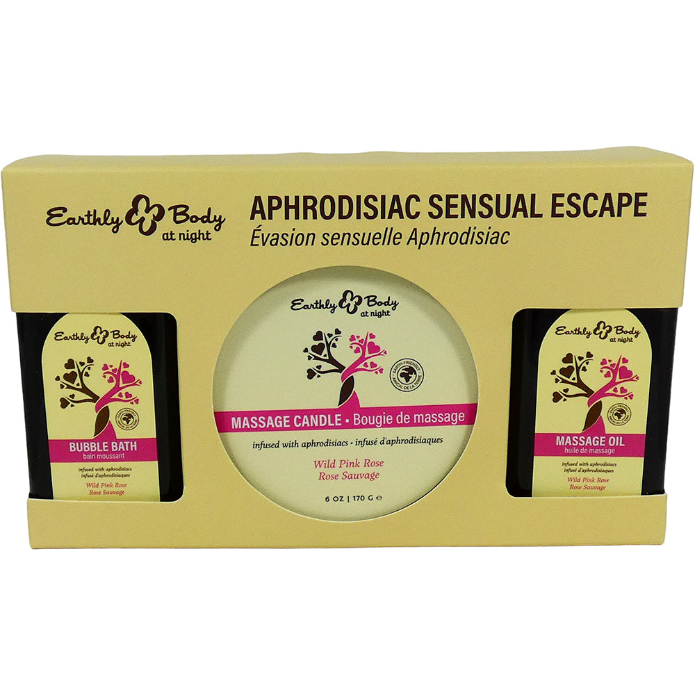 Earthly Body At Night Sensual Escape Gift Set Wild Pink Rose