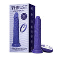 Femmefunn Thruster Shaft Thrusting Dildo Dark Purple with packaging, showcasing realistic design and control feature.