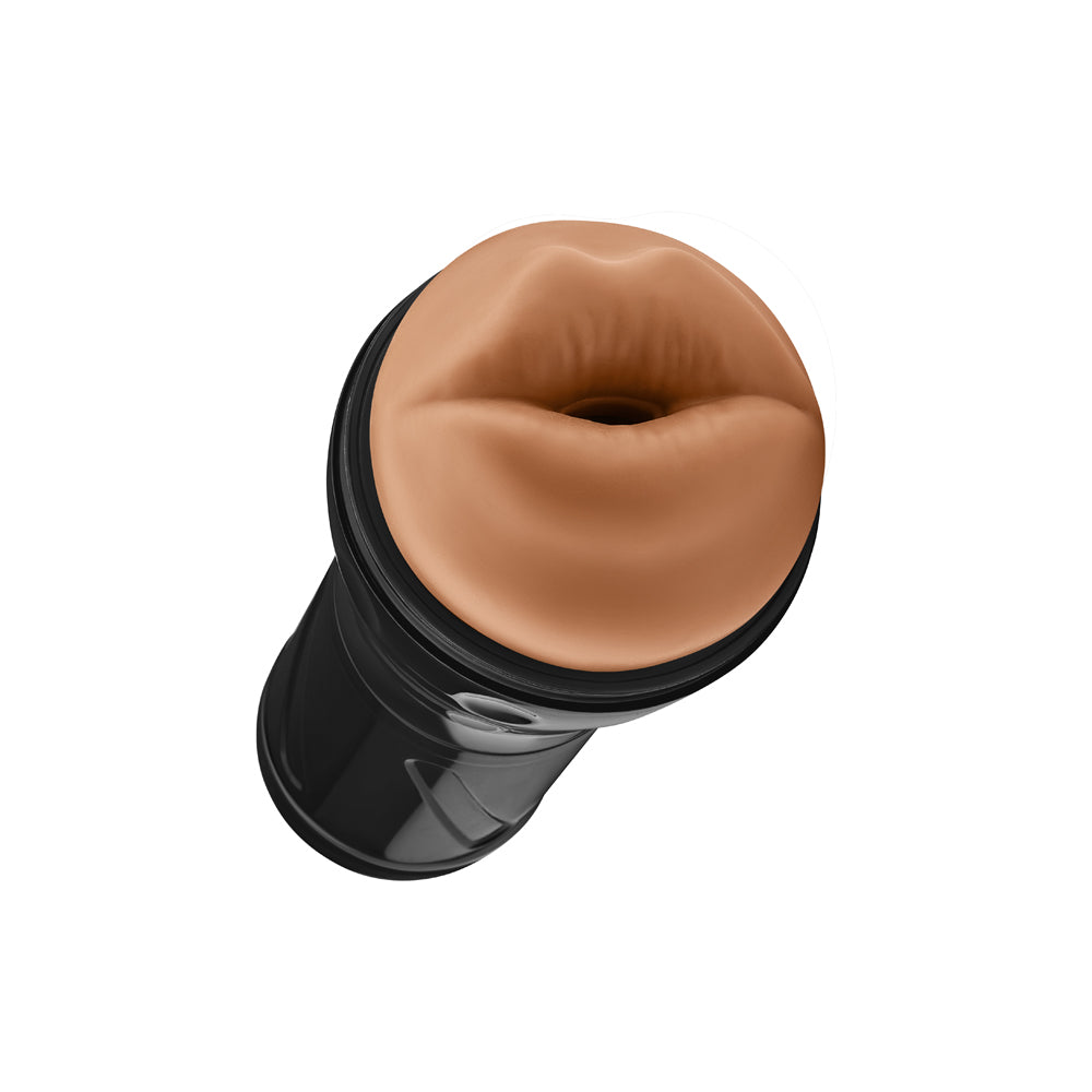 Forto Model M-80 Mouth Stroker Tan, ultra-realistic stroker with lifelike oral sensations.
