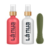 La Nua Watermelon Mint Bullet & Lube Gift Set featuring lube, toy cleaning mist, and a compact vibrator.