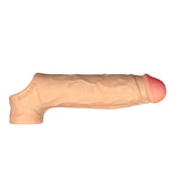 Shaft Vibrating Model F Sheath Size 2 Pine, lifelike silicone vibrating sheath for enhanced intimacy.