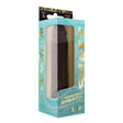 Shaft Vibrating Model F Sheath Size 2 Mahogany in packaging, showcasing a sleek design for intimacy and stimulation.
