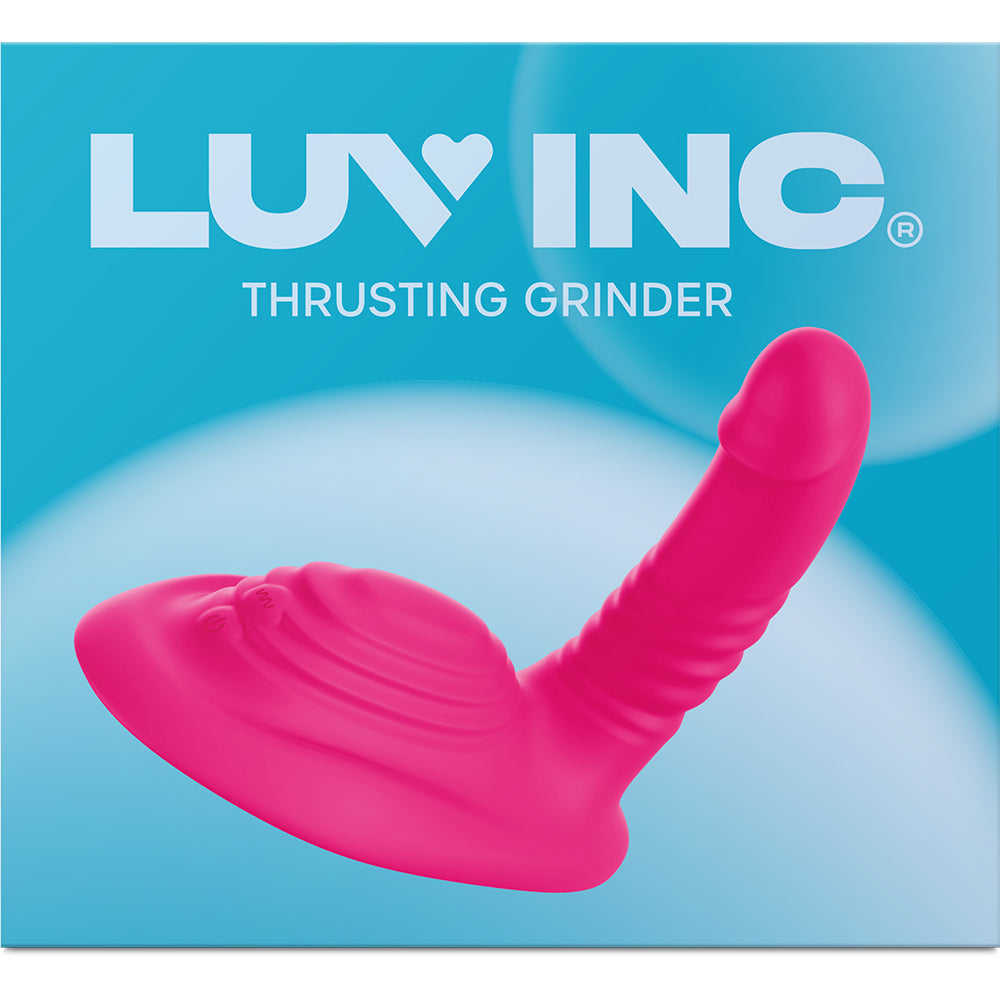 Luv Inc Tg21 Thrusting Grinder Pink on a smooth background, showcasing its design and features.