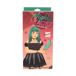 Mighty Magic Clit G-Spot Anal Vibrator Aqua packaging featuring a character with green hair and stylish outfit.