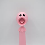 Like A Kitten Lick N Stick G-Spot Vibrator Pink featuring cute design and innovative tongue flicker.