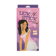 Like A Kitten Lick N Stick G-Spot Vibrator Pink box featuring a design of a woman in a playful outfit.