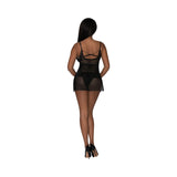 Magic Silk Modern Romance Babydoll & Thong Black S/M