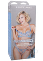 Main Squeeze Kenzie Anne Ultraskyn Masturbator Pussy Vanilla product packaging featuring Kenzie Anne.