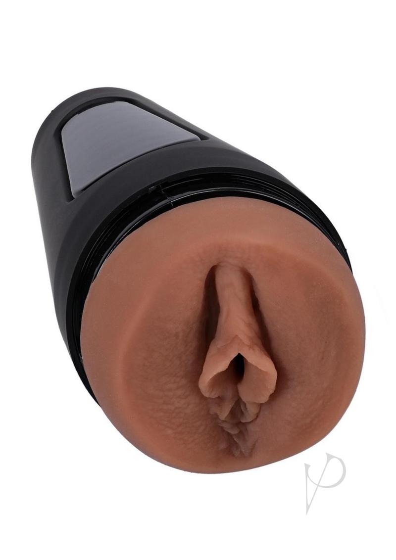 Main Squeeze Xxlayna Marie Ultraskyn Masturbator Caramel realistic detail and variable-pressure hard case
