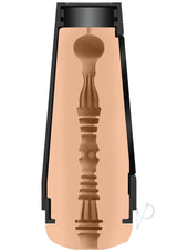 Main Squeeze Anna Claire Clouds Ultraskyn Pussy Masturbator cutaway view showcasing lifelike interior details.