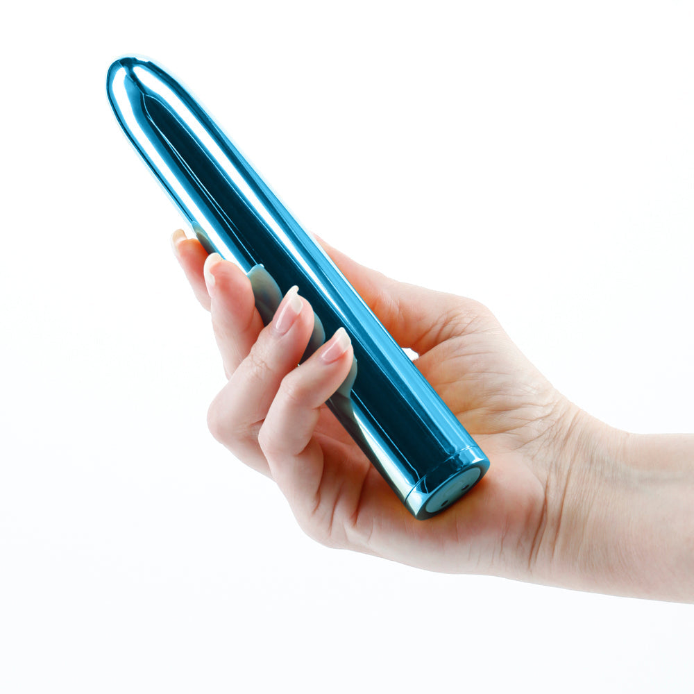 Chroma Rechargeable Vibe 7 inch Teal