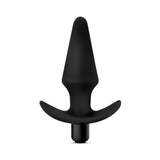 Blush Anal Adventures Platinum Silicone Vibrating Plug Black