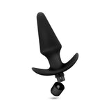 Blush Anal Adventures Platinum Silicone Vibrating Plug Black