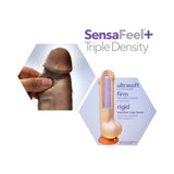 Dr. Skin Plus Realistic 5 inches Triple Density Posable Dildo Brown