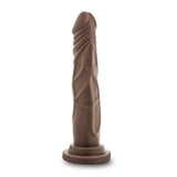Blush Dr. Skin Silicone Dr. Carter Realistic 7 inches Posable Dildo with Suction Cup Brown