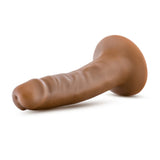 Blush Dr. Skin Silicone Dr. Lucas Realistic 5 inches Posable Dildo with Suction Cup Tan