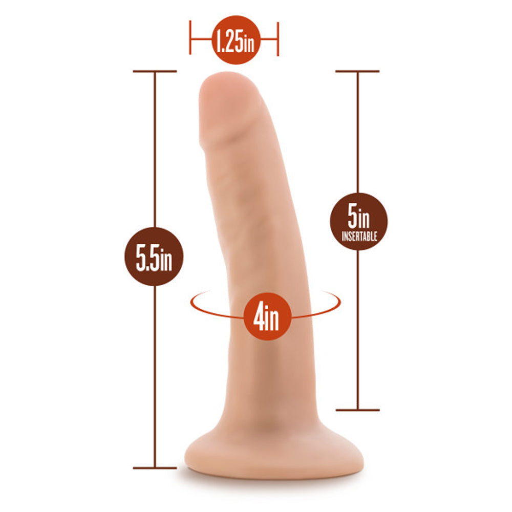 Dr. Skin Silicone Dr. Lucas Realistic 5 inches Posable Dildo Beige