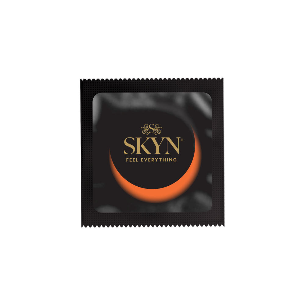Lifestyles Skyn Elite Large 40ct Non-Latex Condoms Bowl packaging featuring the SKYN logo.