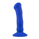 Impressions Santorini Rechargeable Silicone 6.5 inches Vibrating Dildo Blue