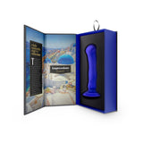 Impressions Santorini Rechargeable Silicone 6.5 inches Vibrating Dildo Blue