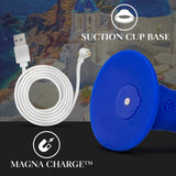 Impressions Santorini Rechargeable Silicone 6.5 inches Vibrating Dildo Blue