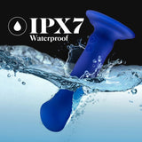 Impressions Santorini Rechargeable Silicone 6.5 inches Vibrating Dildo Blue