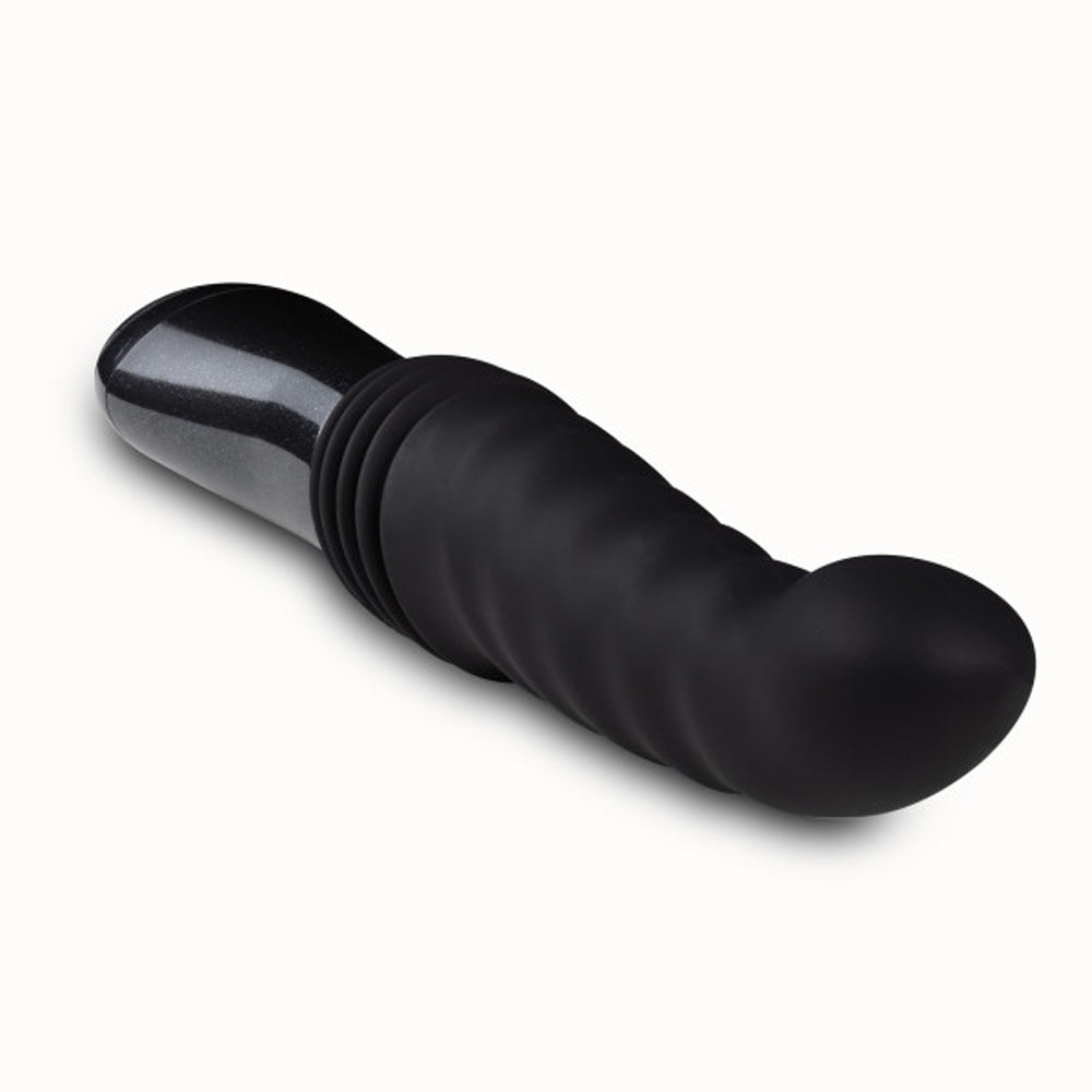 Temptasia Lazarus Rechargeable 10 inches Silicone Thrusting Dildo Black