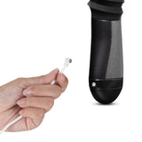 Temptasia Lazarus Rechargeable 10 inches Silicone Thrusting Dildo Black