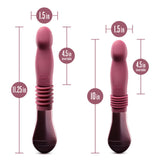 Temptasia Trixie Rechargeable 10 inches Silicone Thrusting Dildo Wine
