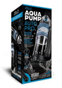 Zolo Aquapump Auto Pro Silicone Penis Pump Black/Blue with automatic features and one-touch control.
