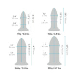 b-Vibe 4-Piece Anal Dilators Glass Plug Set