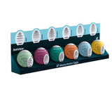 Satisfyer Masturbator Egg 6 Set displaying six textured masturbation eggs for diverse sensations.