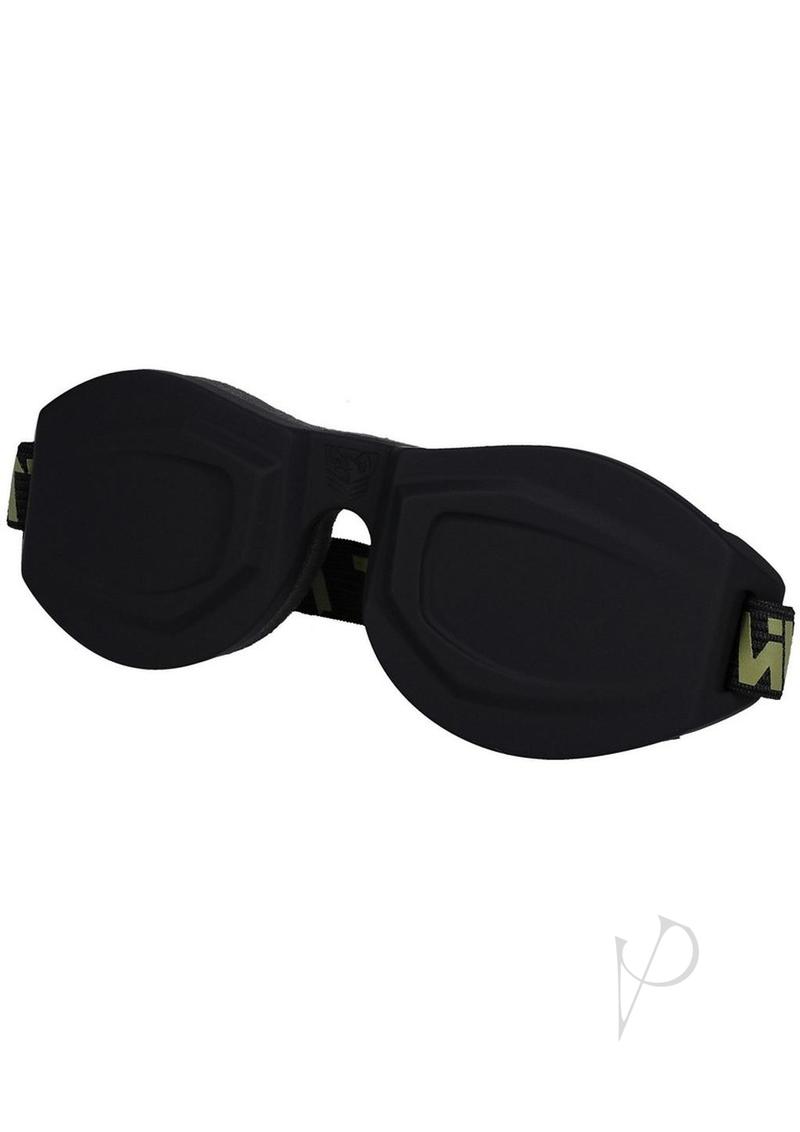 Fort Troff Black Ops Blindfold Black with innovative cupped design for sensory deprivation and comfort.