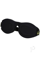 Fort Troff Black Ops Blindfold Black with innovative cupped design for sensory deprivation and comfort.