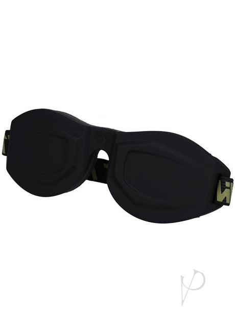 Fort Troff Black Ops Blindfold Black with innovative cupped design for sensory deprivation and comfort.